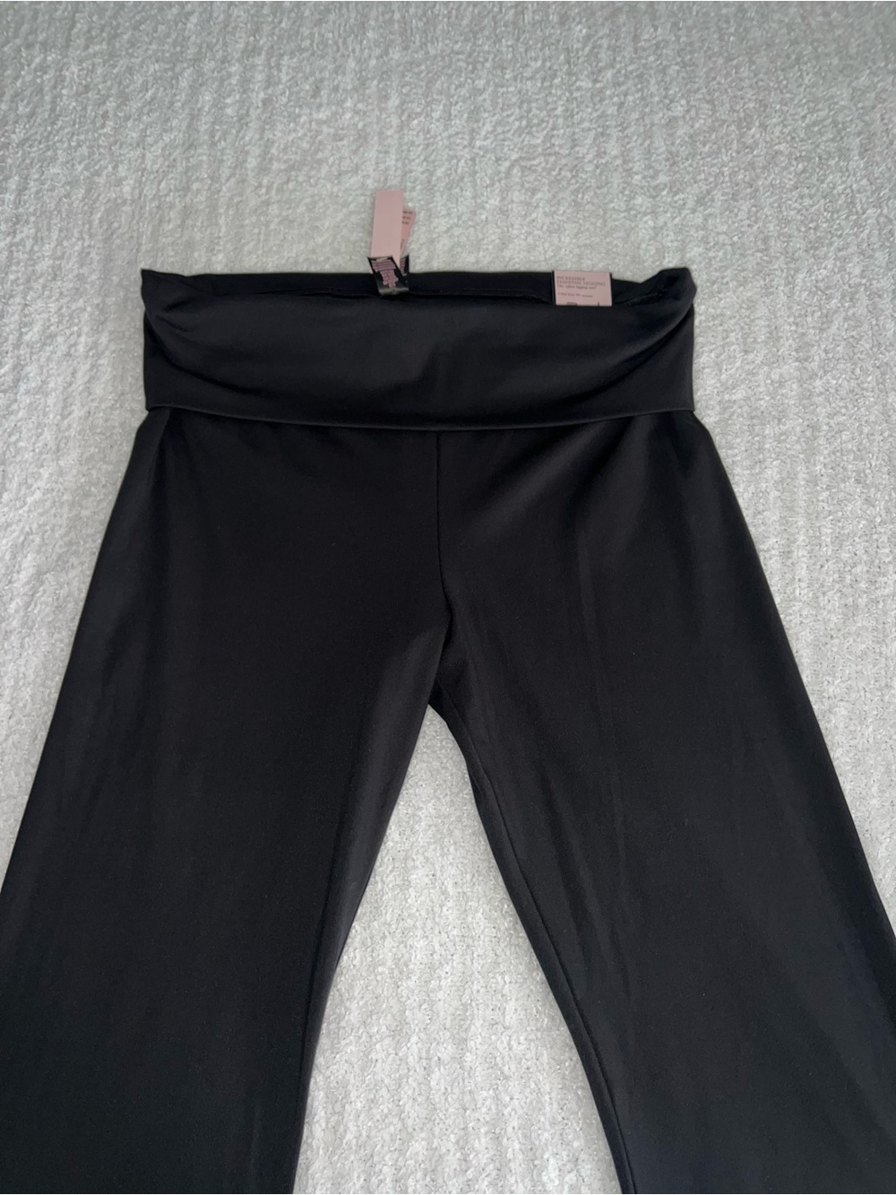Victorias Secret fold over Black leggings
 Athletic Pants Wide Leg Yoga Pants